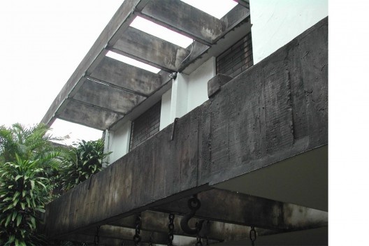 Detalhe pérgolas Residência Carlos d’Alge (1967) [Acervo Pessoal dos autores]